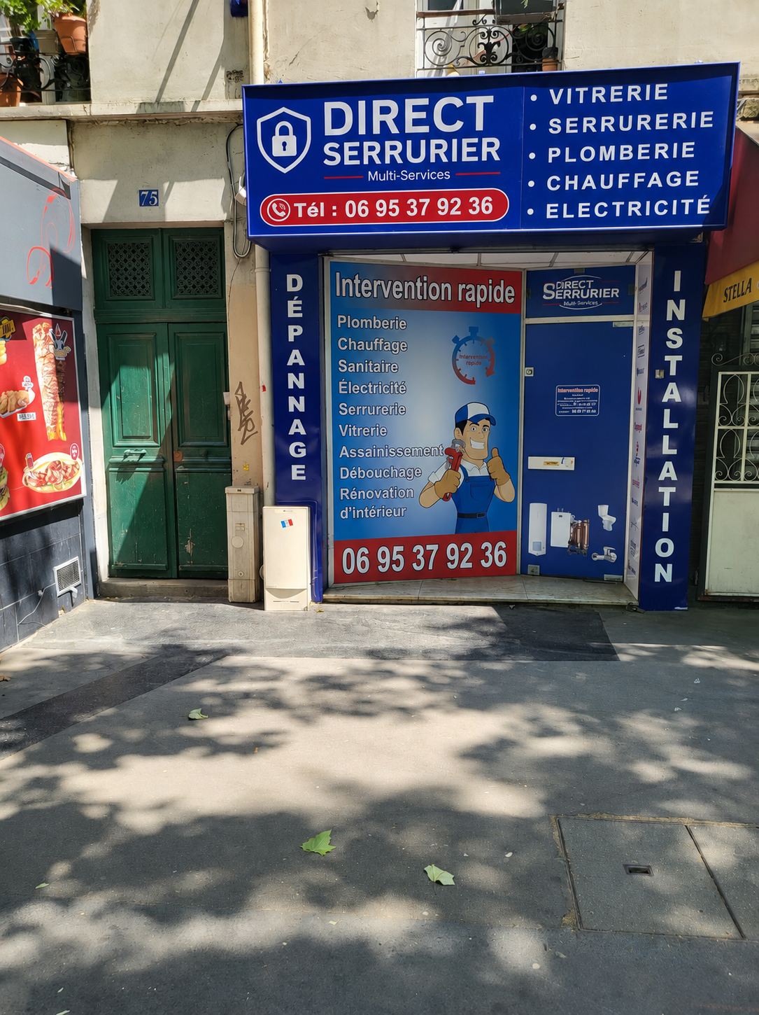 Enseigne et magasin Direct Serrurier